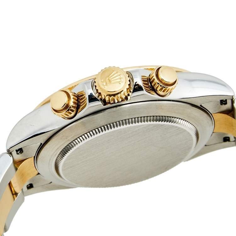 Rolex Black Yellow Gold Stainless Steel Cosmograph Daytona 116523 Watch - Image 3