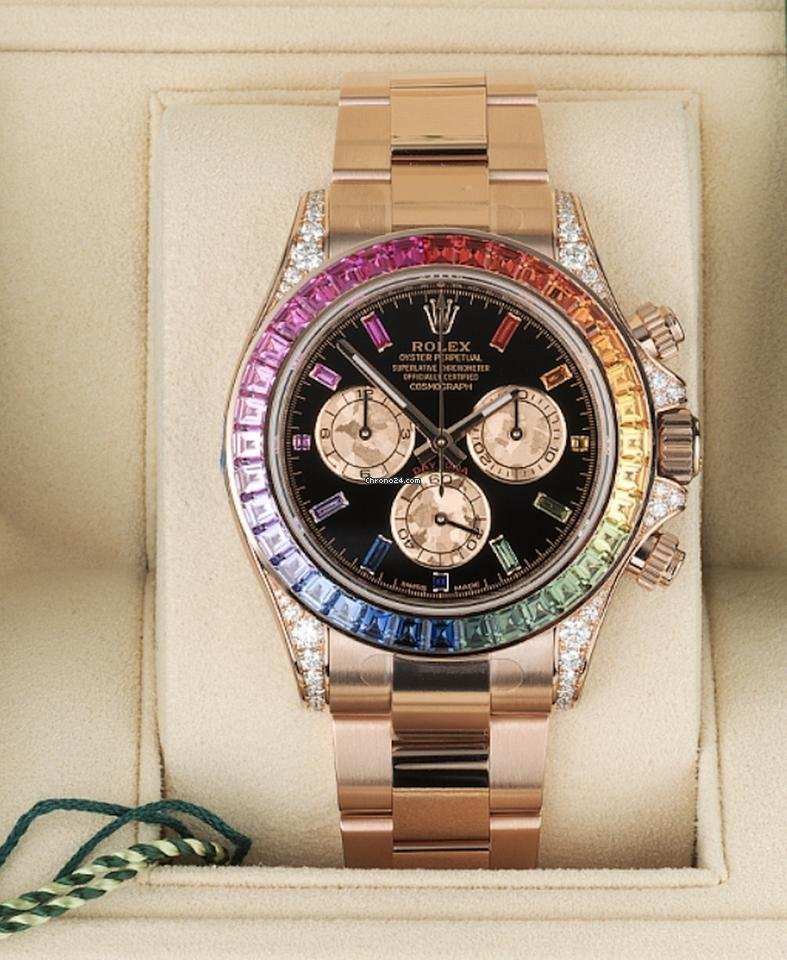 Rolex Rainbow daytona rose gold - Image 3