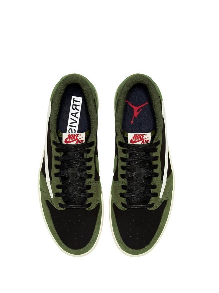 AIR JORDAN 1 LOW TRAVIS SCOTT OLIVE BLACK - Image 3