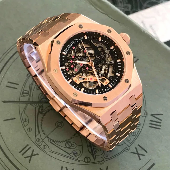 Audemars Piguet Skeleton AP Royal Oak Rosegold Skeleton Metal - Image 3