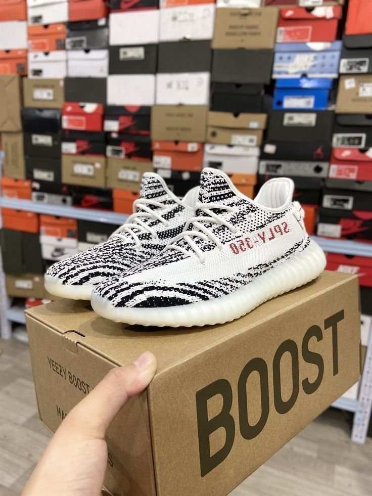 Branded Yezzy Boost 350 Sply Zebra