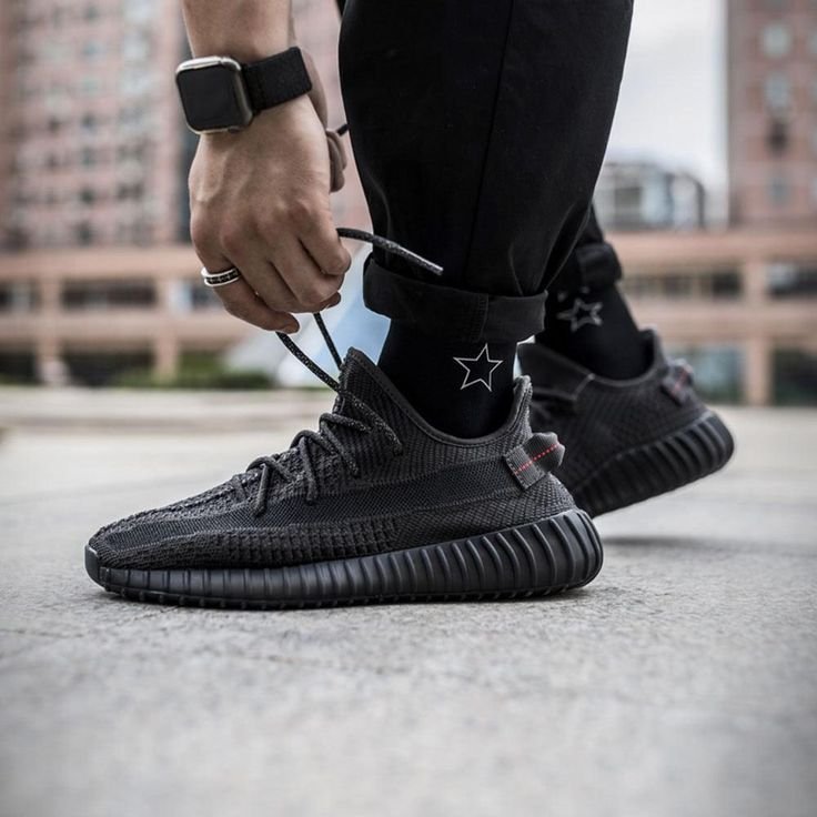 Branded Yezzy Boost 350 V2 Black Static Non reflective