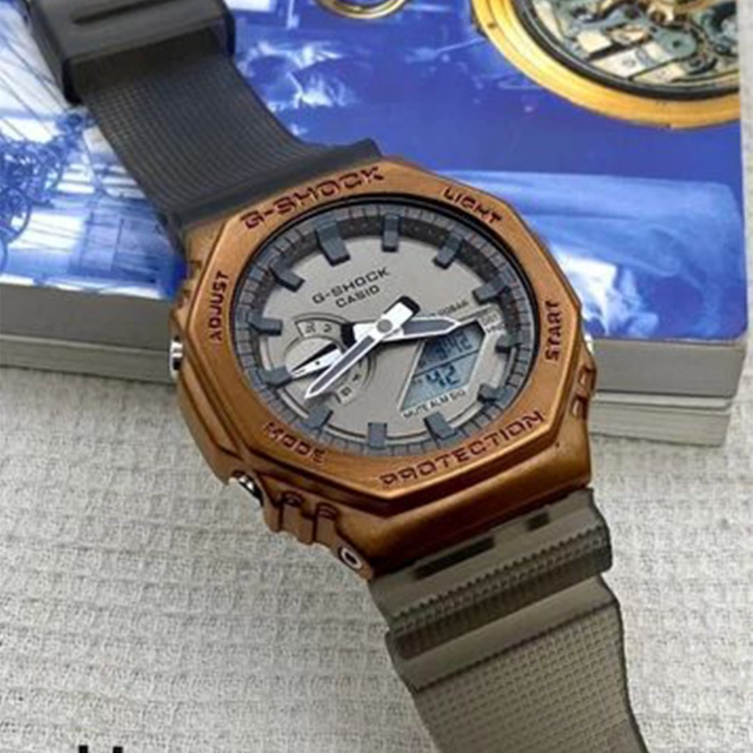 G-shock Gm 2100 Stainless Steel Rosegold Watch - Image 3