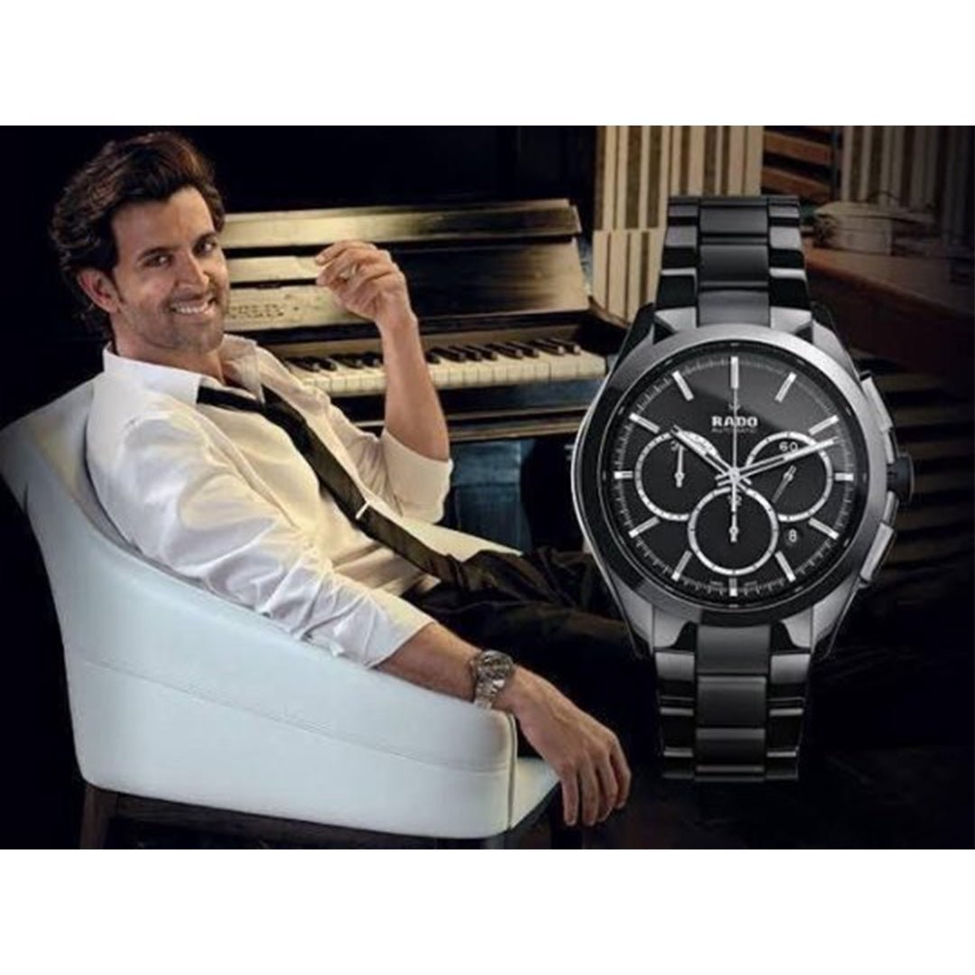 Rado Hyperchrome Stainless Steel Black Silver - Image 3