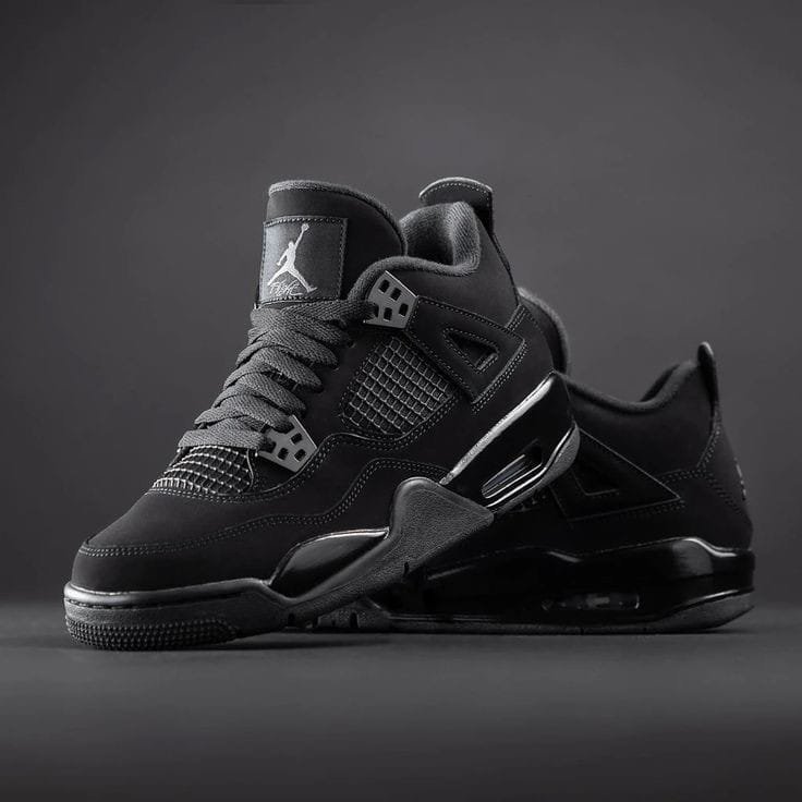 Branded Retro 4 Black Cat For Mens UA Quality (With Brand Box)