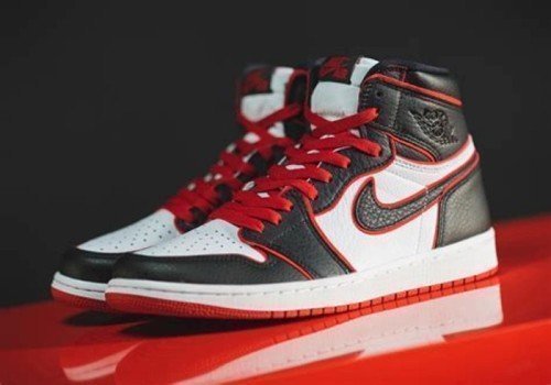 Branded Air Retro 1 High Bloodline Red Black