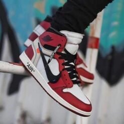 air jordan 1 retro off white red