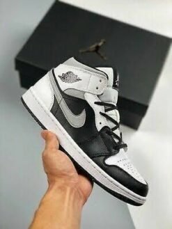air jordan 1 mid shadow white