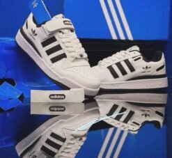 adida forum low black white fix