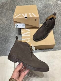 Z 3 Zaraa Brown Swead Casual